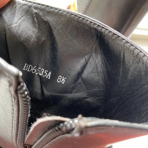 Leopard, Gold and Black Booties - Picture 5 of 5